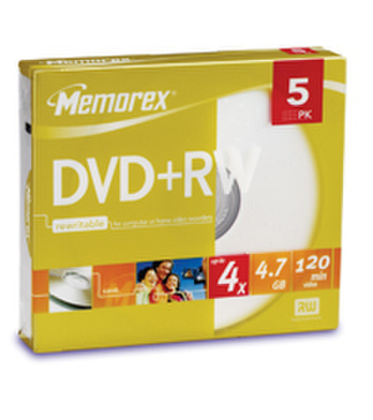 Imation DVD+RW 5 Pack 4.7GB DVD+RW 5pc(s)