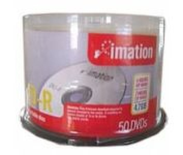 Imation DVD+R 8x 50pk Spindle - Silver Inkjet 4.7GB DVD+R 50Stück(e)