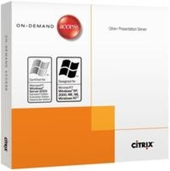 Citrix Presentation Server Standard, 50 Concurrent Users