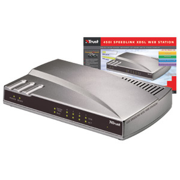 Trust RJ45/USB xDSL Modem & Router Speedlink 450I 8000кбит/с модем
