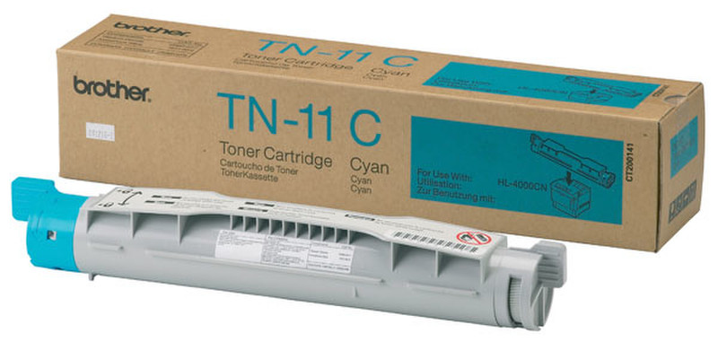 Brother TN-11C Тонер 6000страниц Бирюзовый тонер и картридж для лазерного принтера