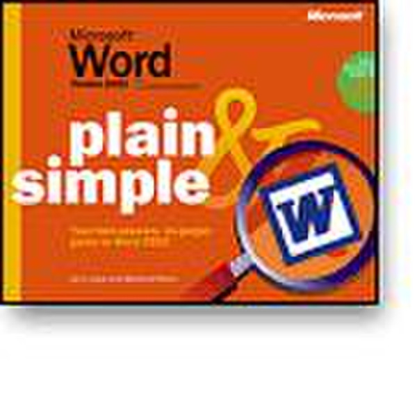 Microsoft WORD VERSION 2002 PLAIN& SIMPLE