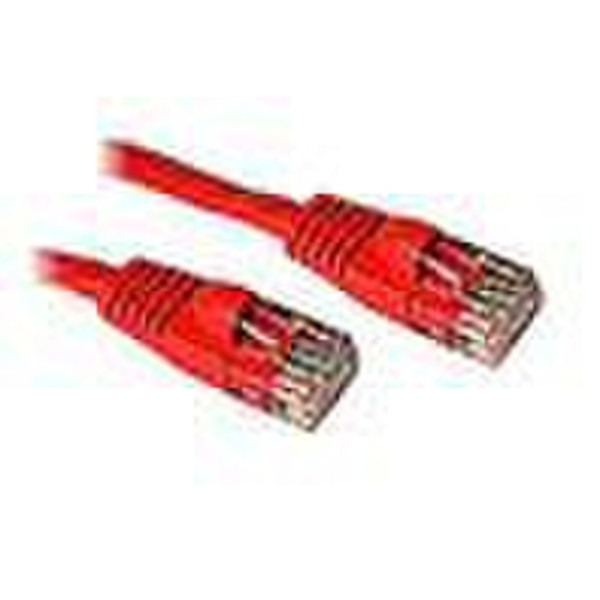 Transition Networks CPC-X6R-01F 0.3m Red networking cable