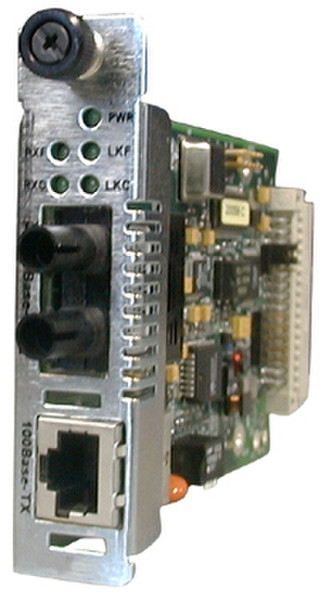 Transition Networks CRMFE1014-200 Внутренний 100Мбит/с 1310нм Single-mode сетевой медиа конвертор
