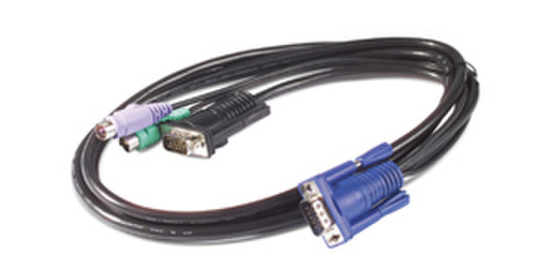 APC 1.8m KVM PS/2 Cable 1.8m Black KVM cable