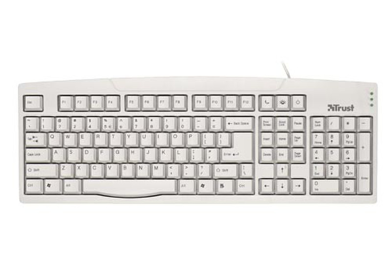 Trust Keyboard Power Plus Беспроводной RF клавиатура