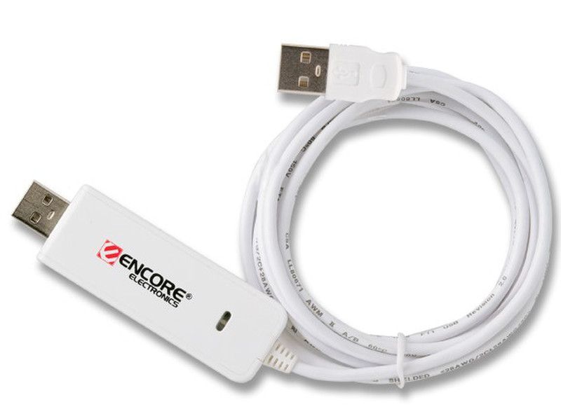 ENCORE ENUFTA-PC 1.8m USB A USB A Weiß USB Kabel