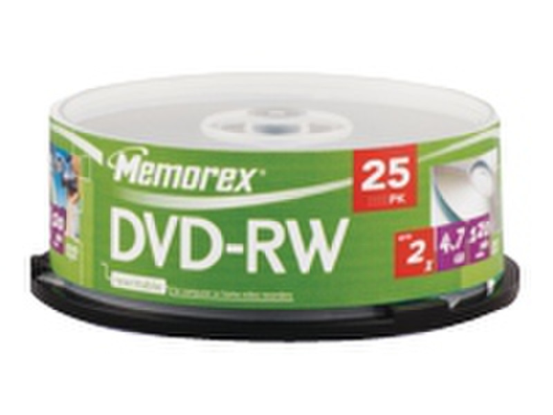 Imation DVD-RW 25 Pack Cakebox 2x 4.7GB DVD-RW 25pc(s)