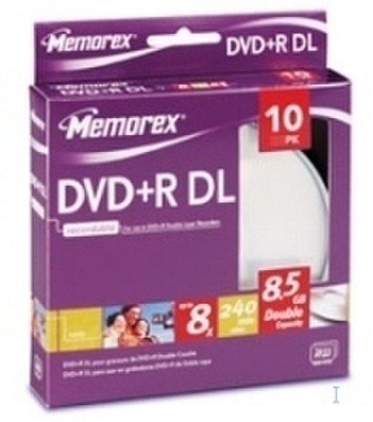 Imation DVD+R x10 DL 8.5GB 8x 8.5ГБ DVD+R 10шт