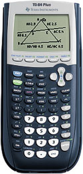 Texas Instruments TI-84 Plus Pocket Graphing calculator Blue,Silver