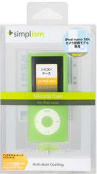 Simplism TR-SCNN5-GR/EN Sleeve case Зеленый чехол для мобильного телефона