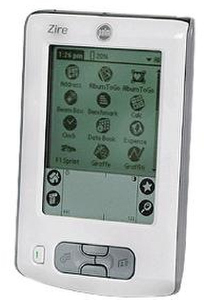Palm ZIRE NON 2MB PalmOS4.1-60pk 160 x 160pixels 109g handheld mobile computer