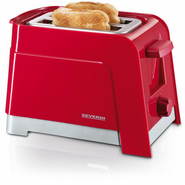 Severin AT 2599 2slice(s) 750W Red,Silver toaster