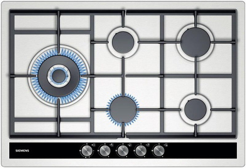 Siemens EC845SC90N built-in Gas Black,Stainless steel hob