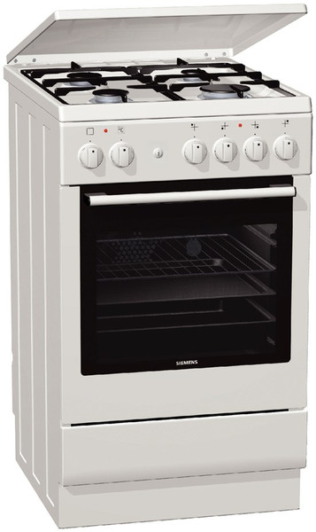 Siemens HY425200N Freistehend Gas hob B Weiß Küchenherd