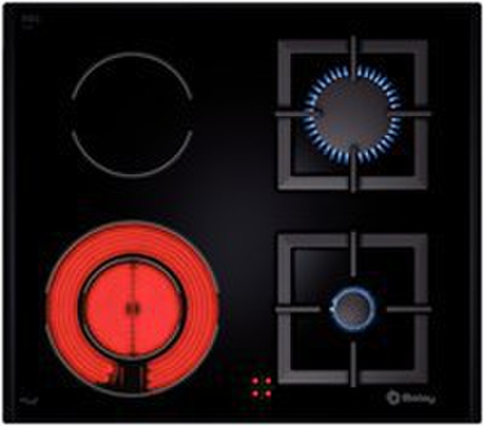 Balay 3EFG392NP built-in Combi Black hob