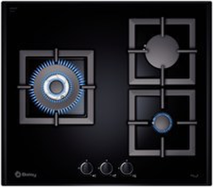 Balay 3ETG395BP built-in Gas Black hob