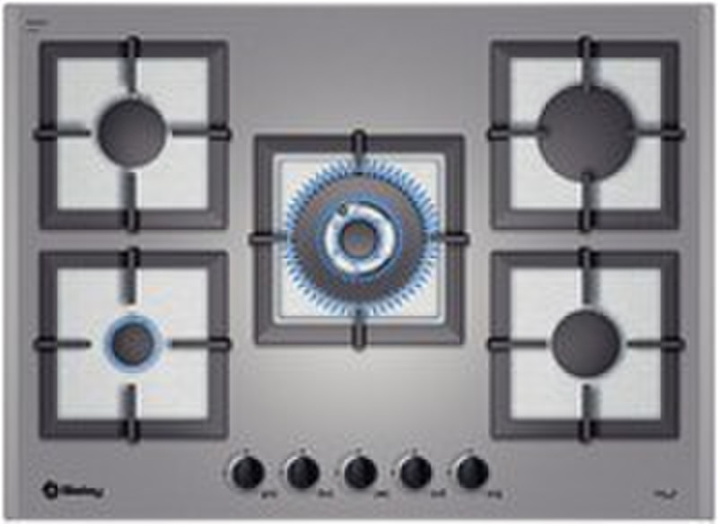 Balay 3ETI397BP built-in Gas Silver hob