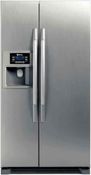 Balay 3FA7787A freestanding 510L A+ Silver side-by-side refrigerator