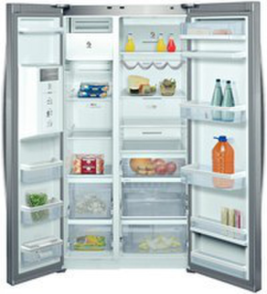 Balay 3FAL4656 freestanding 528L A+ Silver side-by-side refrigerator