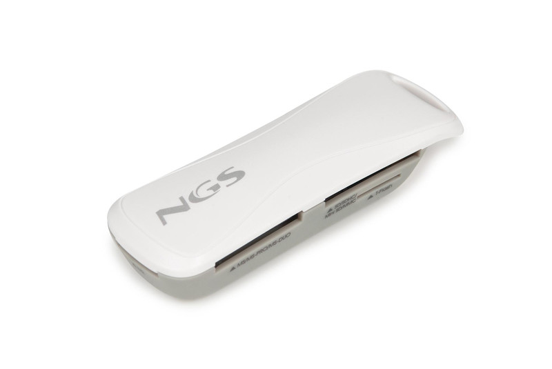 NGS iReader USB 2.0 Белый устройство для чтения карт флэш-памяти