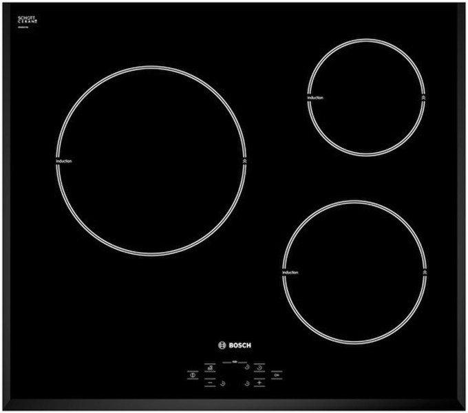 Bosch PIM651R16E built-in Electric induction Black hob