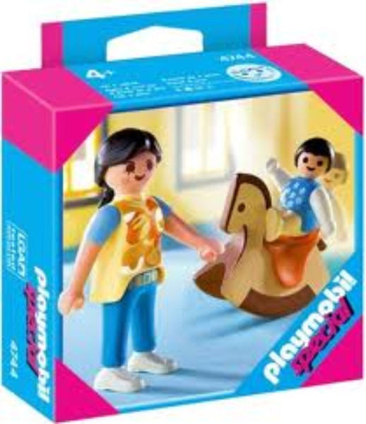 Playmobil Toddler Rocking Horse w/ Mother Разноцветный