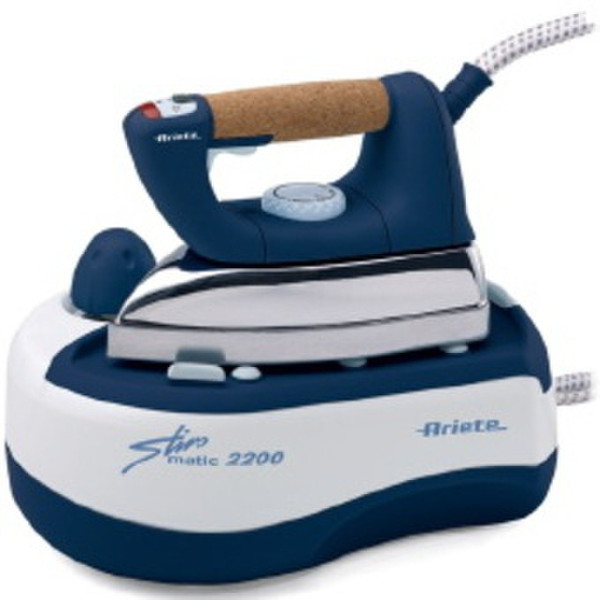 Ariete Stiromatic 2200 Aluminium soleplate Blue,White steam ironing station