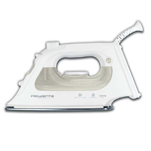 Rowenta DX1250 Dry & Steam iron Stainless Steel soleplate 2000Вт Бежевый, Белый утюг