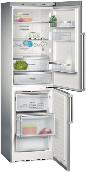 Siemens KG39NH90 Отдельностоящий 223л 94л A+ Нержавеющая сталь холодильник с морозильной камерой