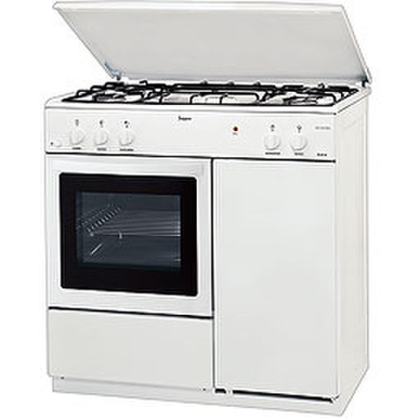 Zoppas PB85W Freistehend Gas hob Weiß Küchenherd