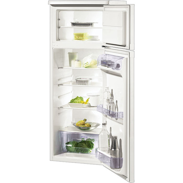 Zoppas PD243 Отдельностоящий A+ Белый холодильник с морозильной камерой