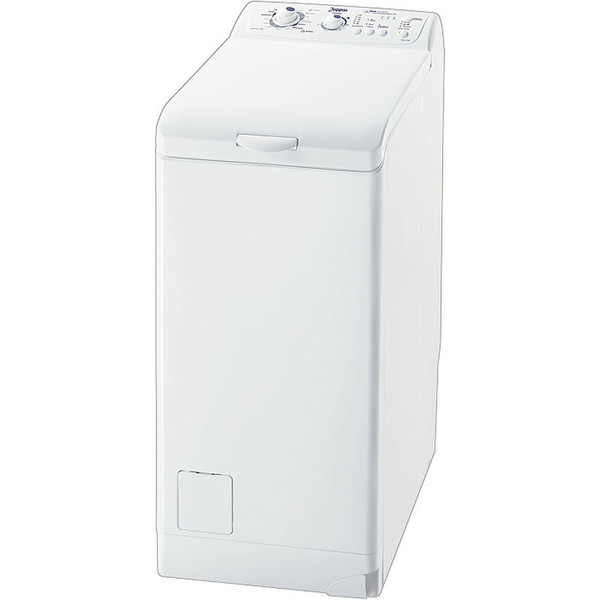 Zoppas PWQ51050 Отдельностоящий Вертикальная загрузка 5.5кг 1000об/мин A+ Белый стиральная машина