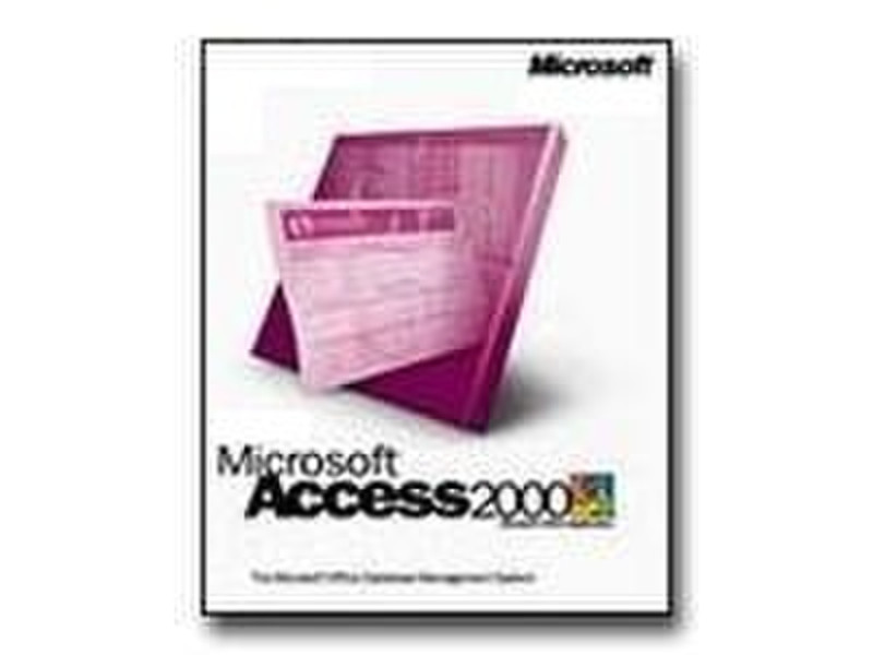 Microsoft Access 2000 Document Kit, EN English software manual
