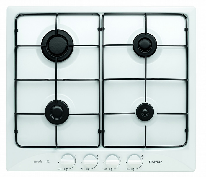Brandt TE1016W built-in Gas White hob