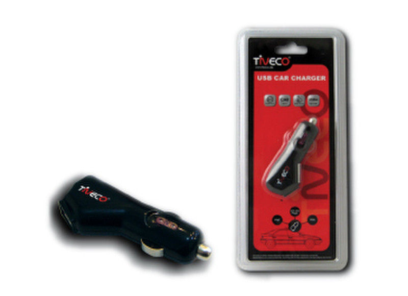 Tiveco TM-UB01 Авто Черный зарядное для мобильных устройств