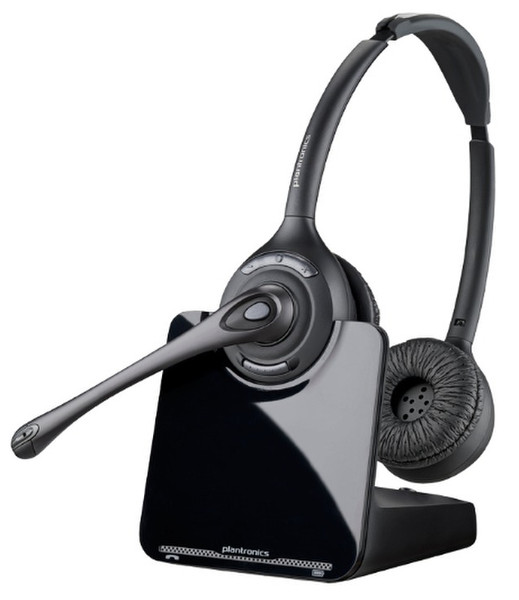 Plantronics CS520/A DECT Стереофонический Оголовье Черный гарнитура