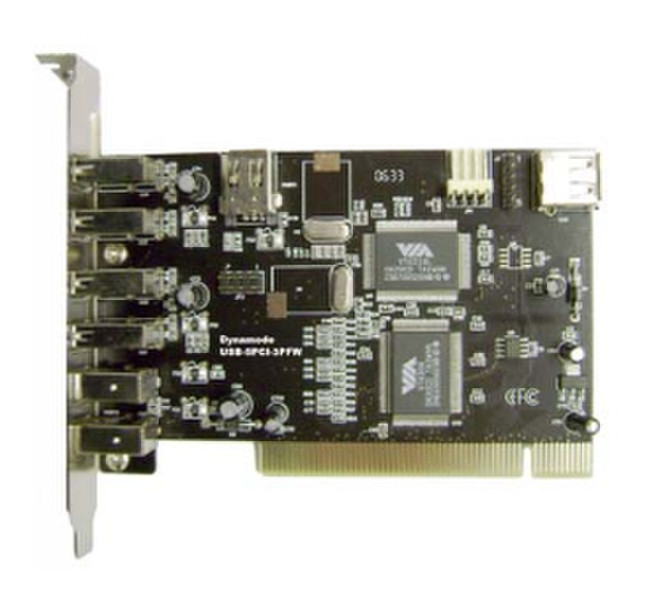 Dynamode USB-5PCI-3PFW Internal IEEE 1394/Firewire,USB 2.0 interface cards/adapter