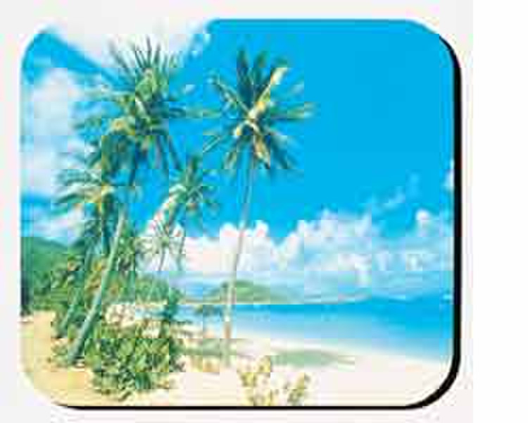 Fellowes Tropical Isle Designer Mouse Pad Разноцветный коврик для мышки