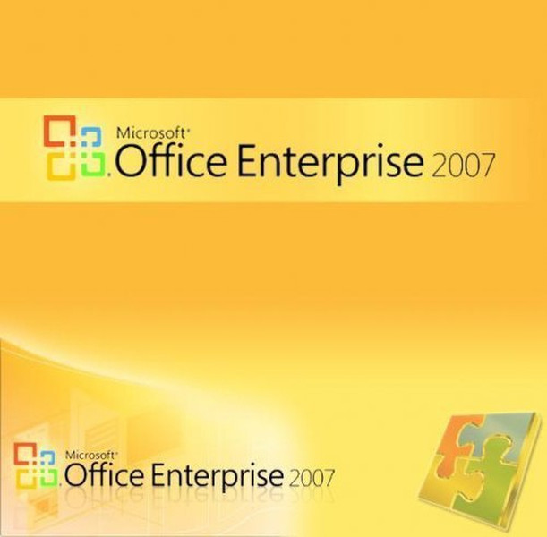 Microsoft Office Enterprise 2007, BRA, DiskKit MVL Microsoft Volume License (MVL) POR