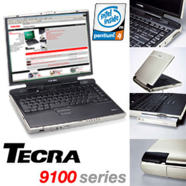 Toshiba Tecra 9100 P4-2.0GHz/60GB/256MB/DVD-CDRW/14.1 ноутбук