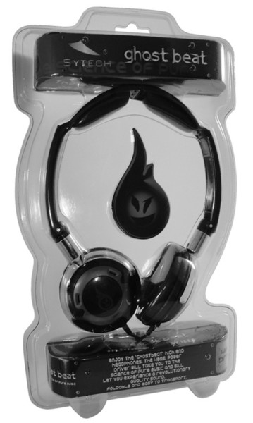 Sytech SY-1220PL Ohraufliegend Silber Kopfhörer
