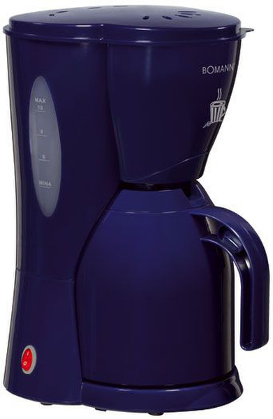 Bomann KA 154 CB Filterkaffeemaschine 1l 10Tassen Blau