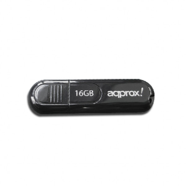 Approx 16GB USB 2.0 Flash Memory 16GB USB 3.0 (3.1 Gen 1) Typ A Schwarz USB-Stick