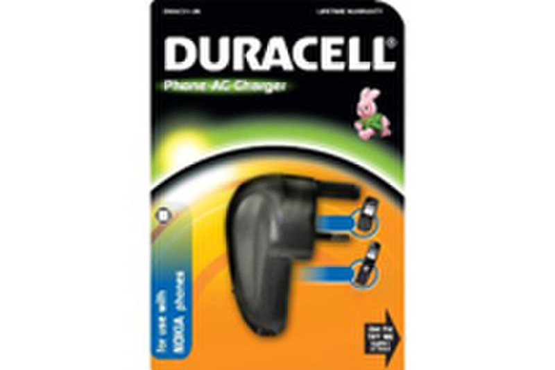 Duracell DMAC01-UK Outdoor Black mobile device charger