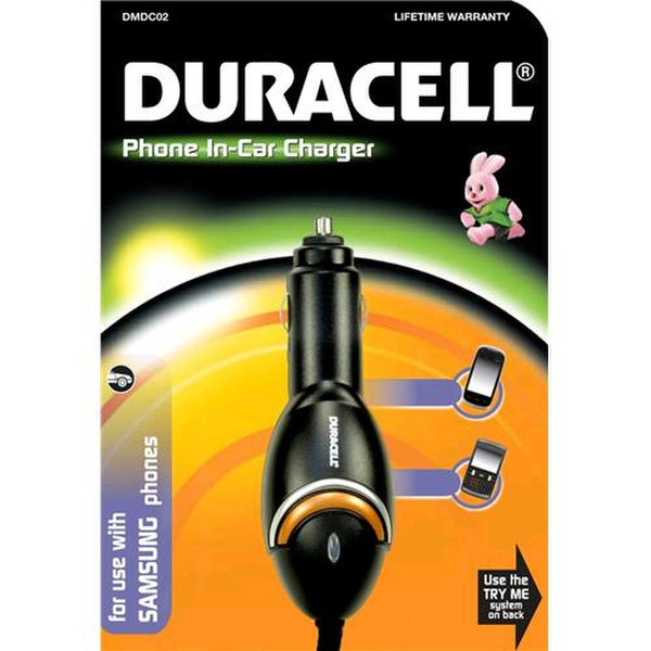 Duracell DMDC02 Auto Schwarz Ladegerät für Mobilgeräte