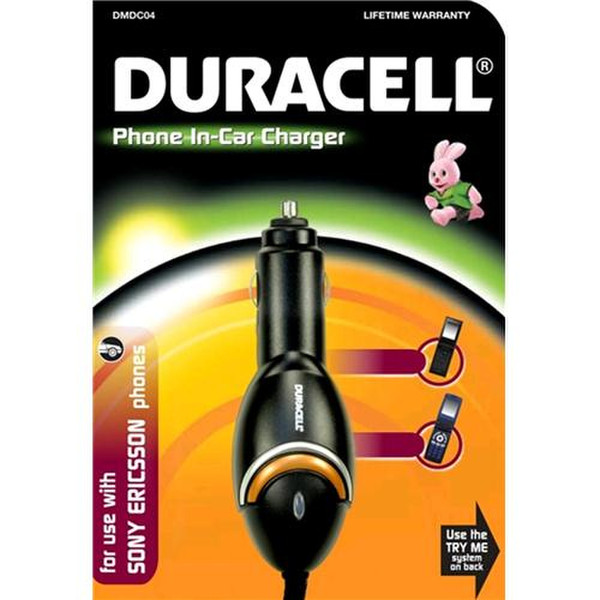 Duracell DMDC04 Auto Black mobile device charger