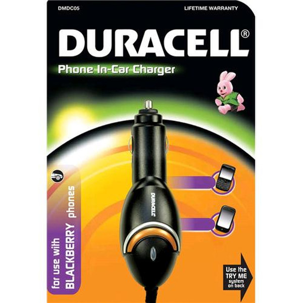 Duracell DMDC05 Auto Black mobile device charger