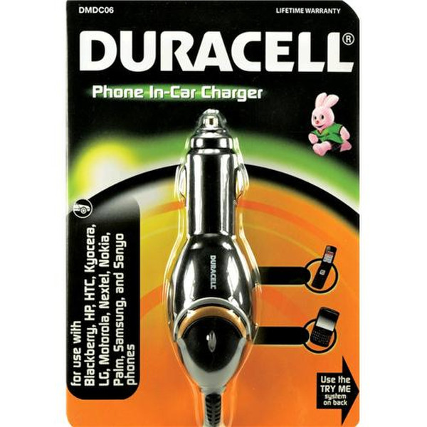 Duracell DMDC06 Авто Черный зарядное для мобильных устройств