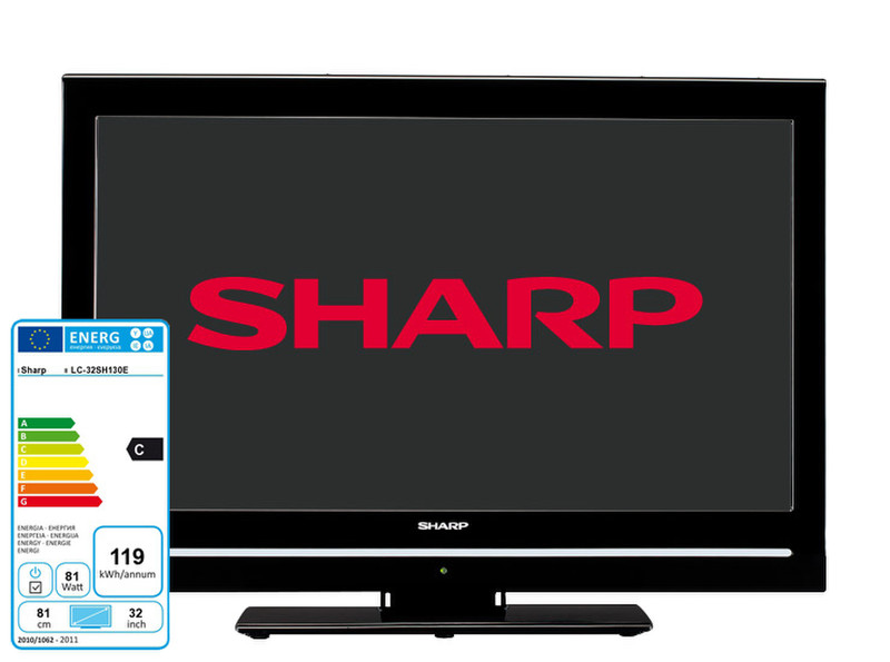 Sharp LC-32SH130E 32Zoll HD Schwarz LCD-Fernseher